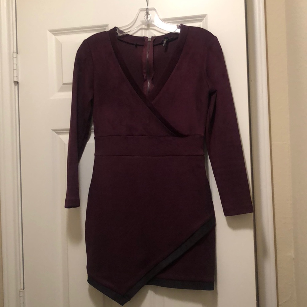 Purple/black dress